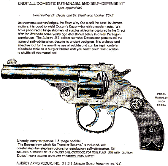 EndItAll Domestic Euthanasia And Self-Defense Kit