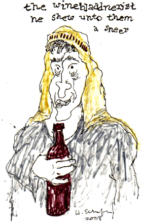 The Winebladdnerist he shew unto them a sneer- Schafer