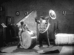 tuba and drum