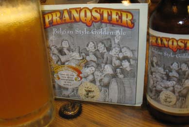 Pranqster Belgian Style Golden Ale, Frosty Mug 007