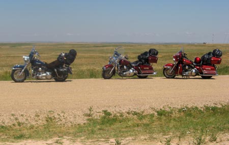 bikes on S.D. prairie
