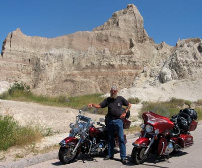 Pilgrim in South Dakota Badlands