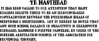 Ye Masthead Issue 17
