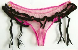 racy garter, front